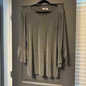 Chico’s gray blouse